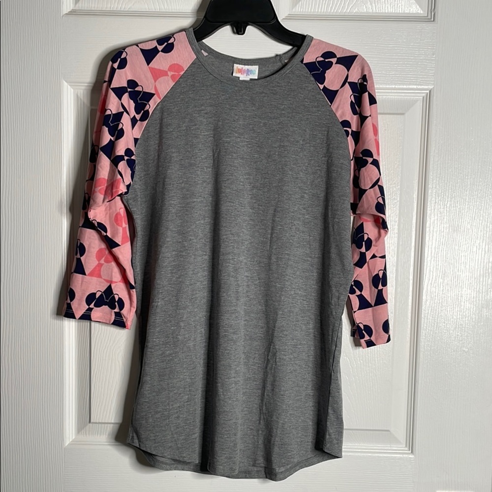 Lularoe Disney Minnie Mouse Randy 3/4 sleeve shirt